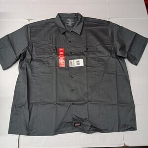 Dickies Essential Work Shirt Mens Size 3XL Gray Temp Control